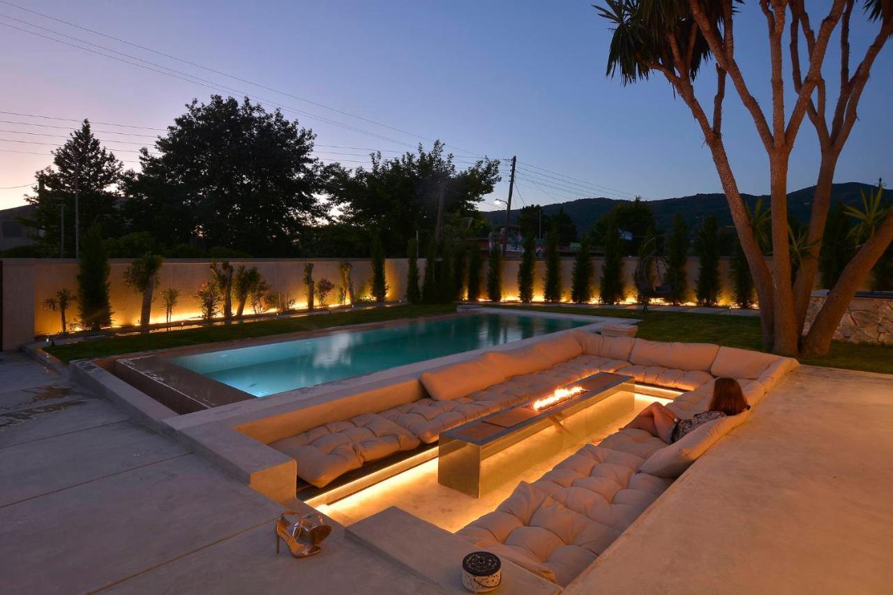 Villa Flamingo - 4 Bedrooms - Private Pool - Next To Renowned Issos Beach & Lake Korission Línia Zewnętrze zdjęcie